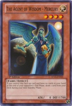 Image of The Agent of Wisdom - Mercury (SDLS-EN005) - Structure Deck: Lost Sanctuary 1st Edition