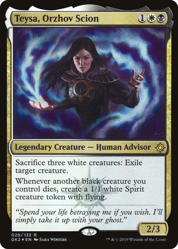 Image of Teysa, Orzhov Scion (GK2-028) - RNA Guild Kit Foil