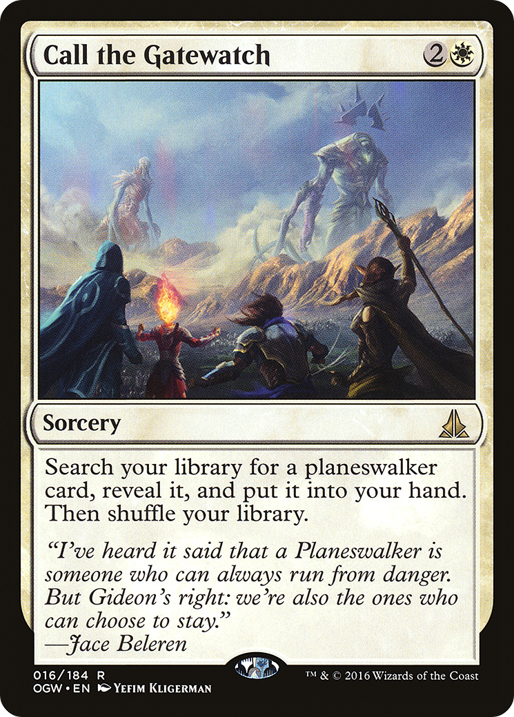 Image of Call the Gatewatch (OGW-016) - Oath of the Gatewatch