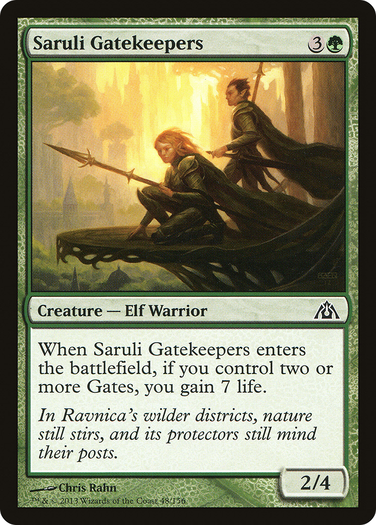 Image of Saruli Gatekeepers (DGM-048) - Dragon's Maze Foil
