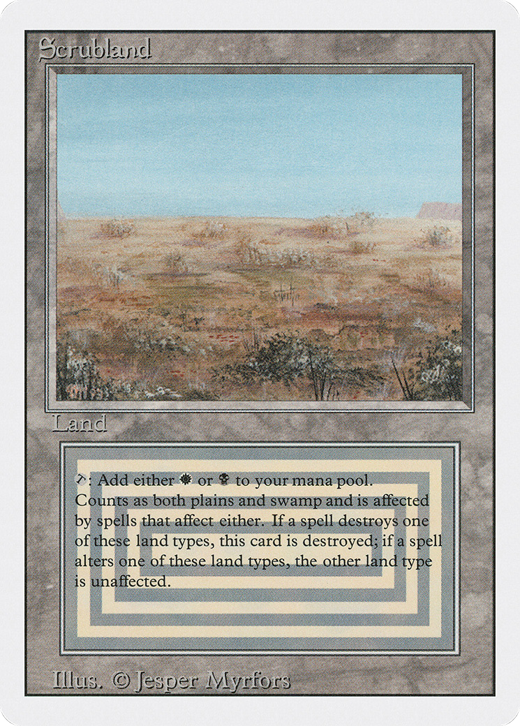 Image of Scrubland (3ED-) - Revised Edition