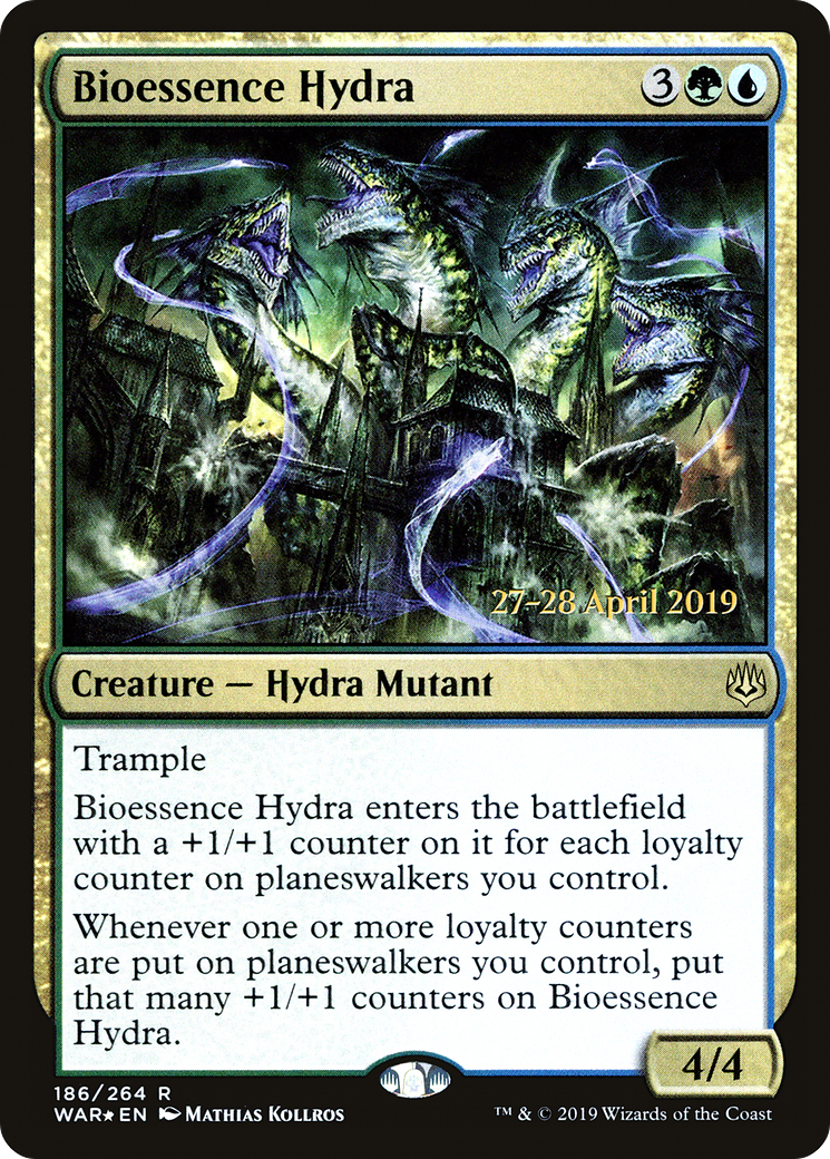 Image of Bioessence Hydra (PRE-186) - War of the Spark Promos Foil