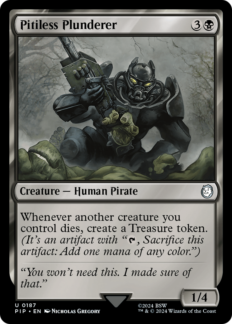 Image of Pitiless Plunderer (PIP-187) - Fallout Foil