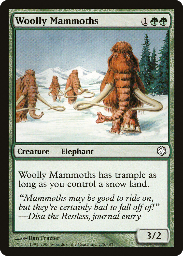 Image of Woolly Mammoths (CTD-278) - Coldsnap Theme Decks