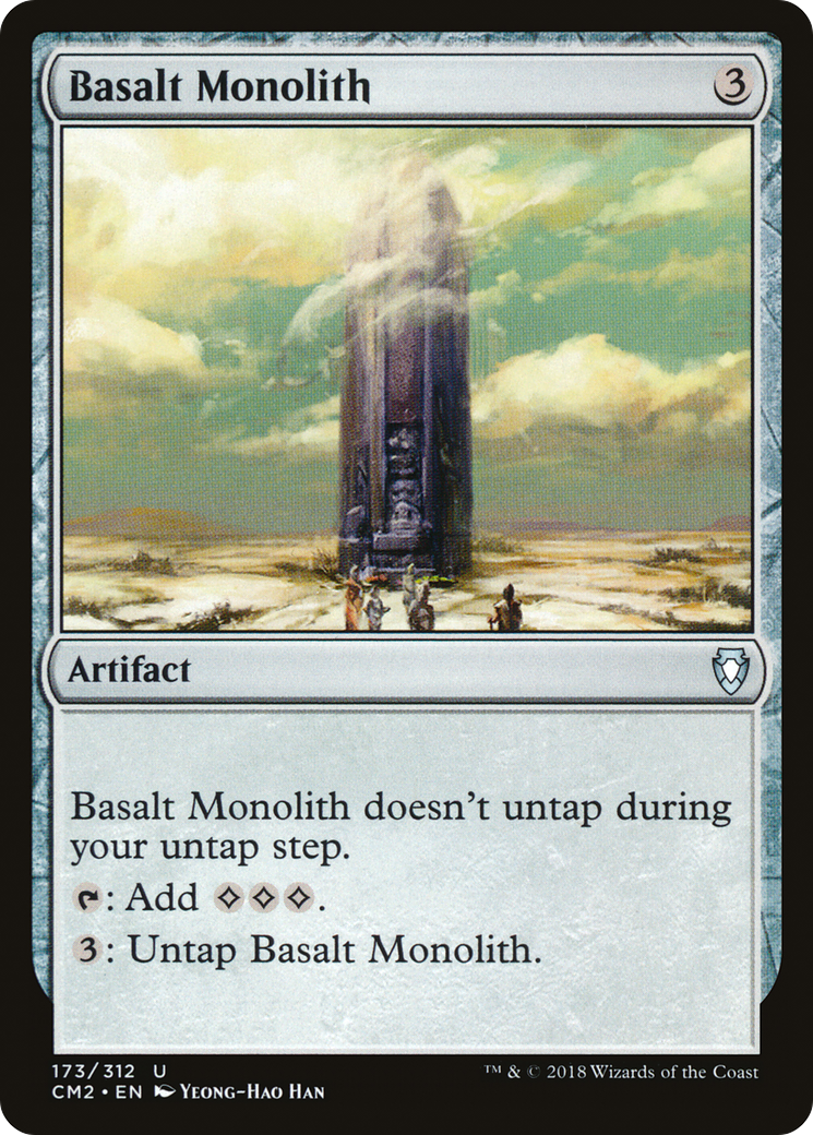 Image of Basalt Monolith (CM2-173) - Commander Anthology Volume II