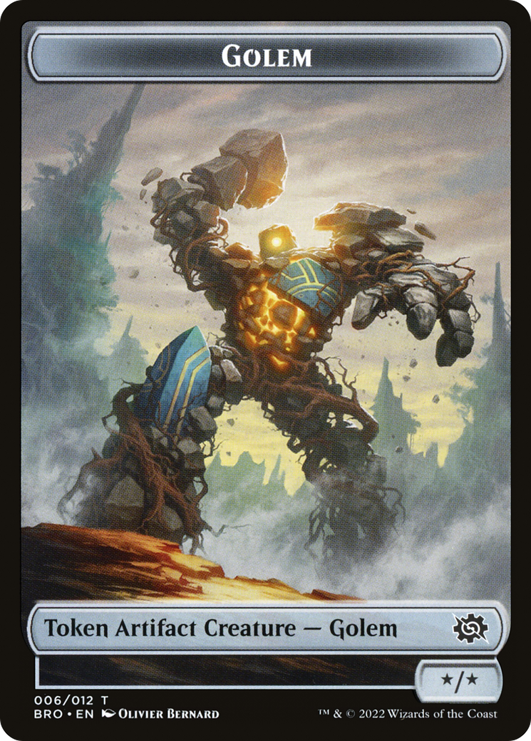 Image of Golem (TBRO-006) - The Brothers' War Tokens Foil