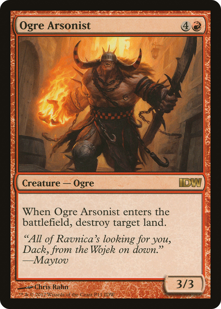 Image of Ogre Arsonist (IDW Comics 2013) (MEDIA-P11) - IDW Comics Inserts