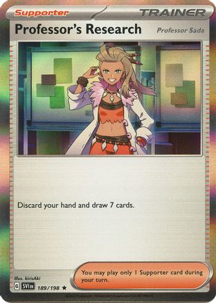 Image of Professor's Research 189/198  SV01 Scarlet & Violet Base Set - Rare