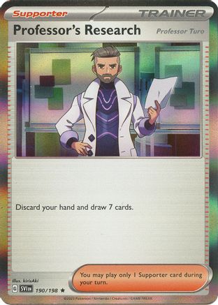 Image of Professor's Research 190/198  - Reverse Holofoil SV01 Scarlet & Violet Base Set - Rare