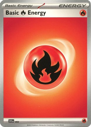 Image of Basic Fire Energy 002  SVE Scarlet & Violet Energies - Common