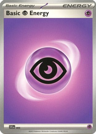 Image of Basic Psychic Energy 005  SVE Scarlet & Violet Energies - Common