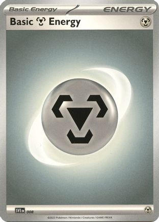 Image of Basic Metal Energy 008  SVE Scarlet & Violet Energies - Common