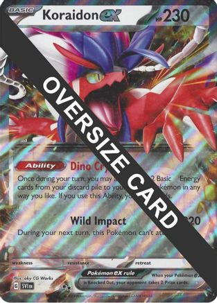 Image of Koraidon ex 125  - Holofoil Jumbo Cards - Ultra Rare