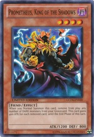 Image of Prometheus, King of the Shadows (GLD4-EN020) - Gold Series 4: Pyramids Edition Limited