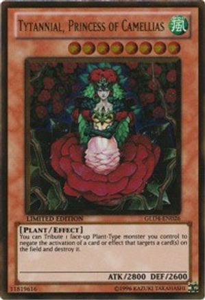 Image of Tytannial, Princess of Camellias (GLD4-EN026) - Gold Series 4: Pyramids Edition Limited