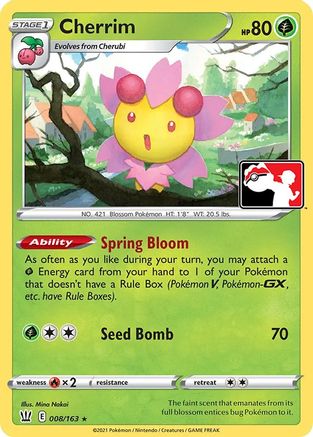 Image of Cherrim 008  Prize Pack Series Cards - Rare
