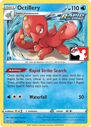 Image of Octillery 037  Prize Pack Series Cards - Rare