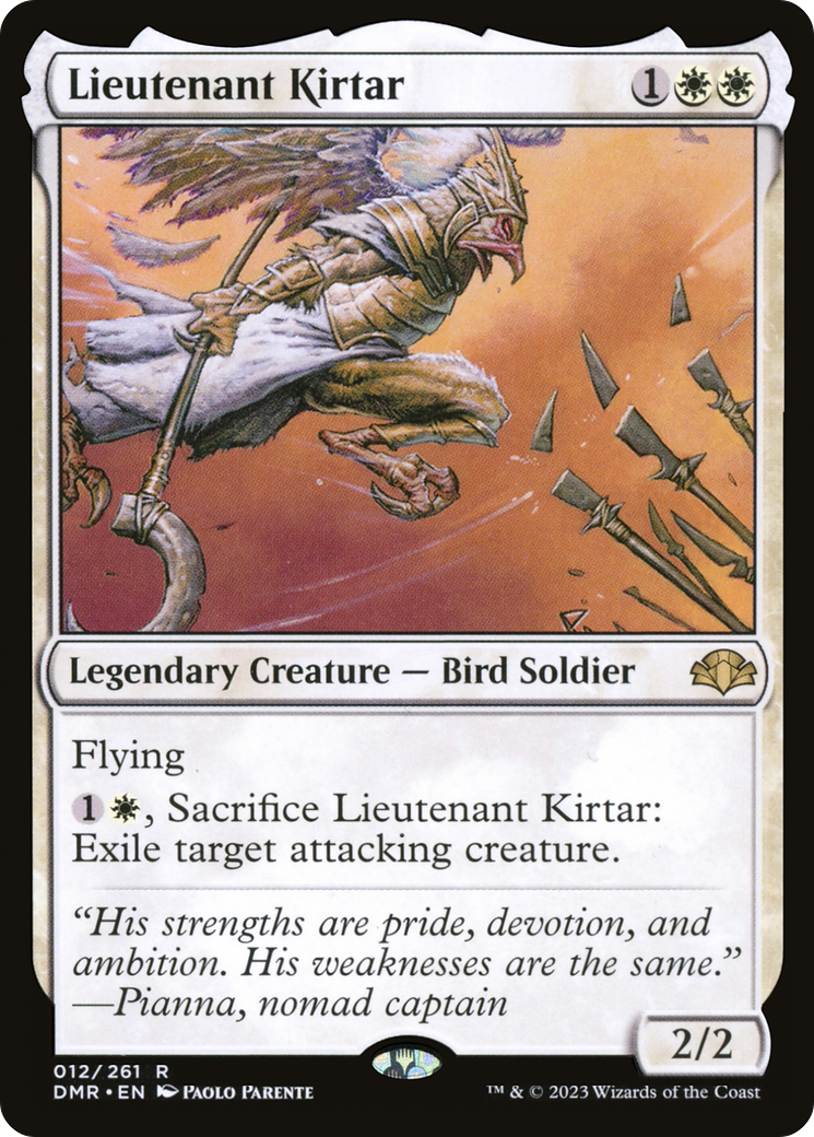 Image of Lieutenant Kirtar (DMR-012) - Dominaria Remastered Foil