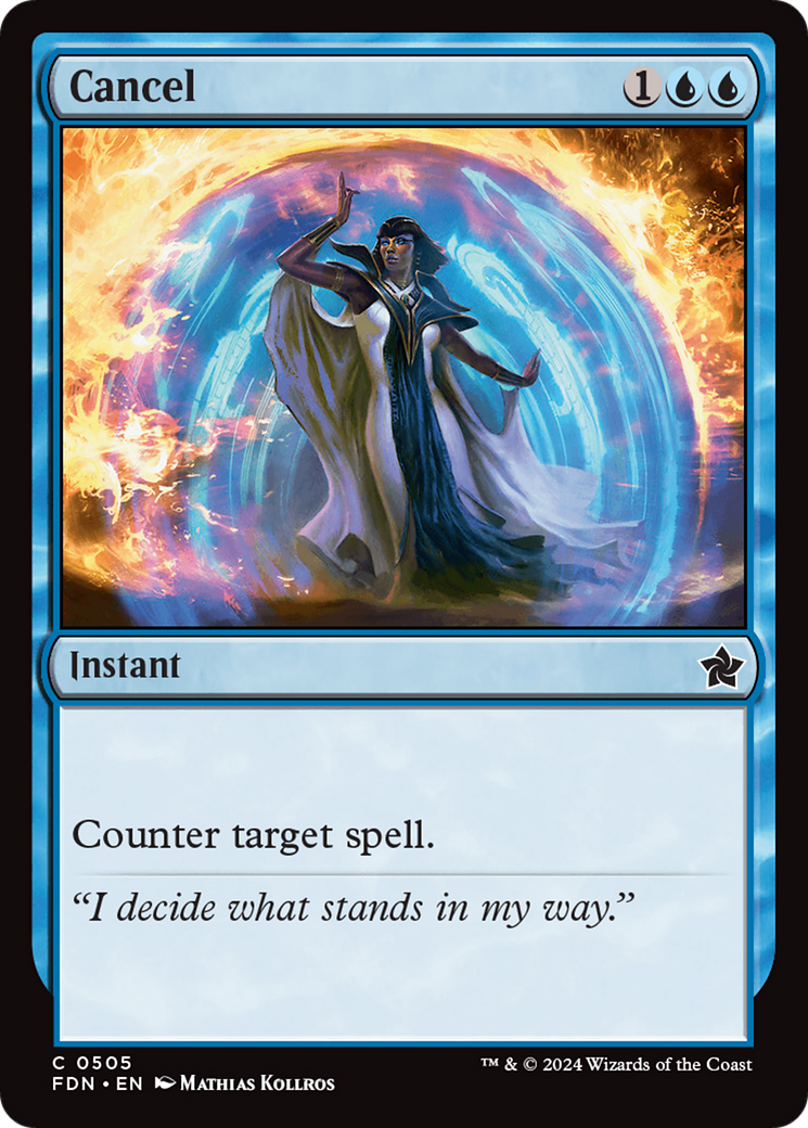 Image of Cancel (FDN-505) - Foundations