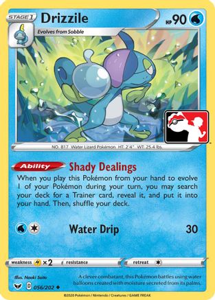 Image of Drizzile 056  - Holofoil Prize Pack Series Cards - Uncommon