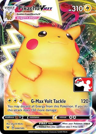Image of Pikachu VMAX 044  - Holofoil Prize Pack Series Cards - Ultra Rare