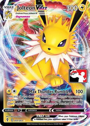 Image of Jolteon VMAX 051  - Holofoil Prize Pack Series Cards - Ultra Rare