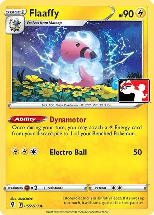 Image of Flaaffy 055/203  - Holofoil Prize Pack Series Cards - Uncommon