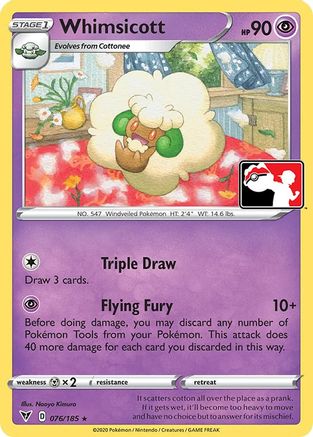 Image of Whimsicott 076  Prize Pack Series Cards - Rare