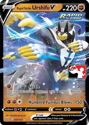 Image of Rapid Strike Urshifu V 087  - Holofoil Prize Pack Series Cards - Ultra Rare
