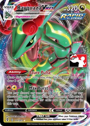 Image of Rayquaza VMAX 111  - Holofoil Prize Pack Series Cards - Ultra Rare