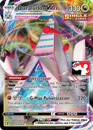 Image of Duraludon VMAX 123  - Holofoil Prize Pack Series Cards - Ultra Rare