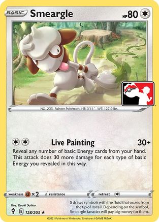 Image of Smeargle 128  Prize Pack Series Cards - Rare