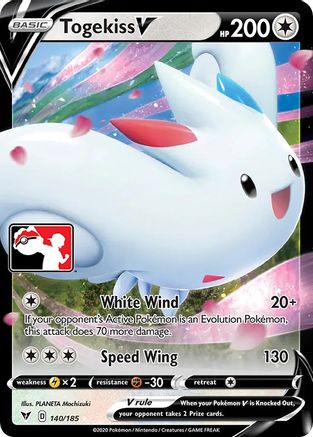 Image of Togekiss V 140  - Holofoil Prize Pack Series Cards - Ultra Rare