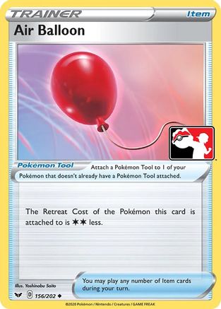 Image of Air Balloon 156/202  Prize Pack Series Cards - Uncommon
