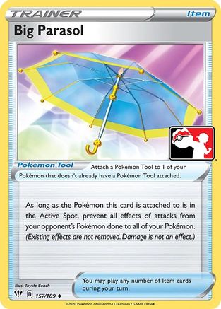 Image of Big Parasol 157  Prize Pack Series Cards - Uncommon