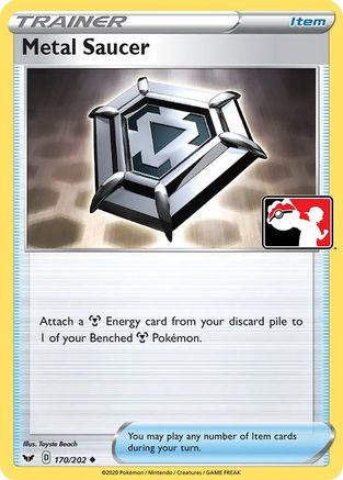 Image of Metal Saucer 170  - Holofoil Prize Pack Series Cards - Uncommon