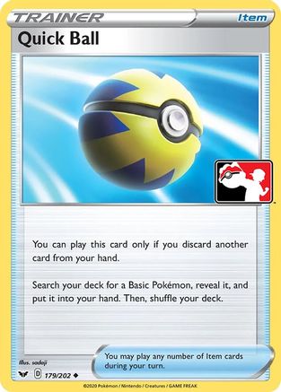 Image of Quick Ball 179/202  Prize Pack Series Cards - Uncommon