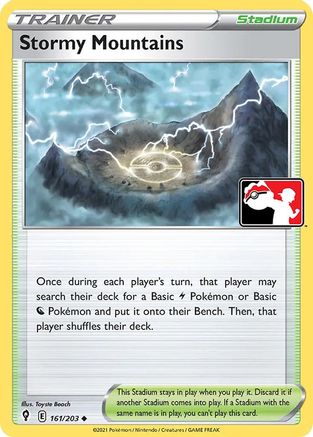 Image of Stormy Mountains 161/203  Prize Pack Series Cards - Uncommon