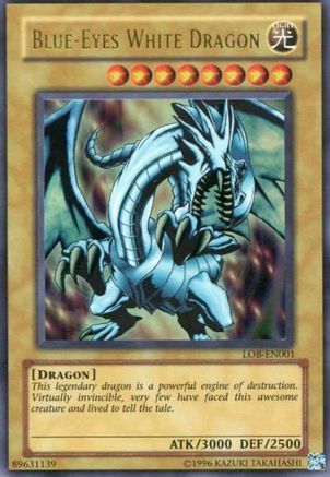 Image of Blue-Eyes White Dragon (LOB-EN001) - Legend of Blue Eyes White Dragon (Worldwide English) Unlimited