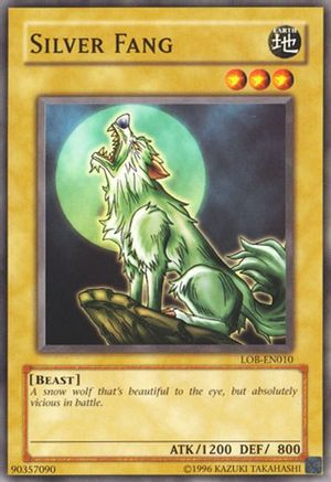 Image of Silver Fang (LOB-EN010) - Legend of Blue Eyes White Dragon (Worldwide English) Unlimited