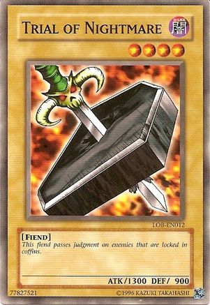 Image of Trial of Nightmare (LOB-EN012) - Legend of Blue Eyes White Dragon (Worldwide English) Unlimited