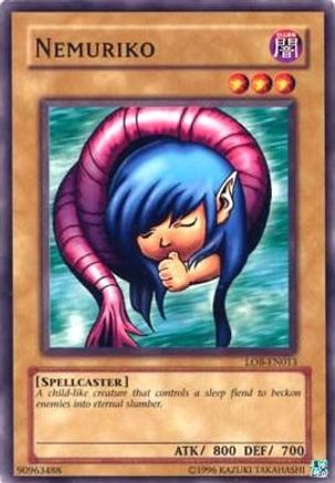 Image of Nemuriko (LOB-EN013) - Legend of Blue Eyes White Dragon (Worldwide English) Unlimited