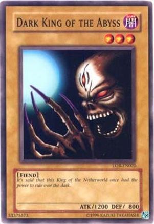 Image of Dark King of the Abyss (LOB-EN020) - Legend of Blue Eyes White Dragon (Worldwide English) Unlimited