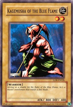 Image of Kagemusha of the Blue Flame (LOB-EN028) - Legend of Blue Eyes White Dragon (Worldwide English) Unlimited