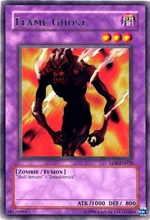 Image of Flame Ghost (LOB-EN029) - Legend of Blue Eyes White Dragon (Worldwide English) Unlimited