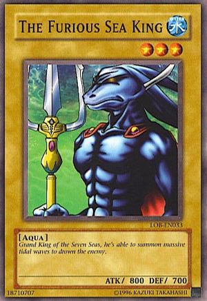 Image of The Furious Sea King (LOB-EN033) - Legend of Blue Eyes White Dragon (Worldwide English) Unlimited