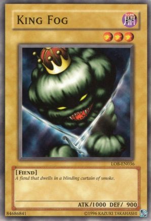 Image of King Fog (LOB-EN036) - Legend of Blue Eyes White Dragon (Worldwide English) Unlimited