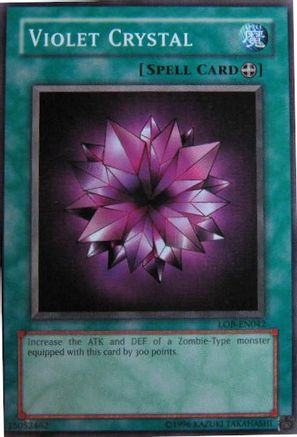 Image of Violet Crystal (LOB-EN042) - Legend of Blue Eyes White Dragon (Worldwide English) Unlimited