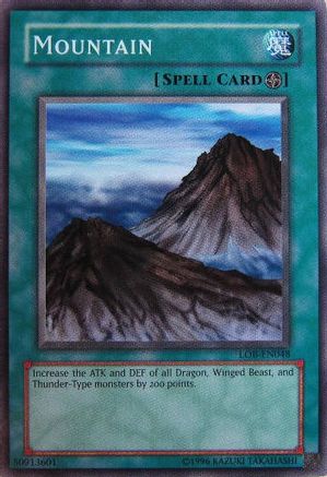 Image of Mountain (LOB-EN048) - Legend of Blue Eyes White Dragon (Worldwide English) Unlimited