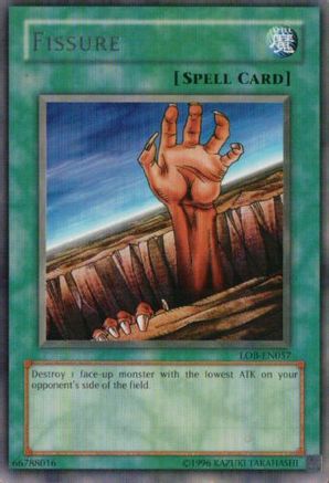 Image of Fissure (LOB-EN057) - Legend of Blue Eyes White Dragon (Worldwide English) Unlimited